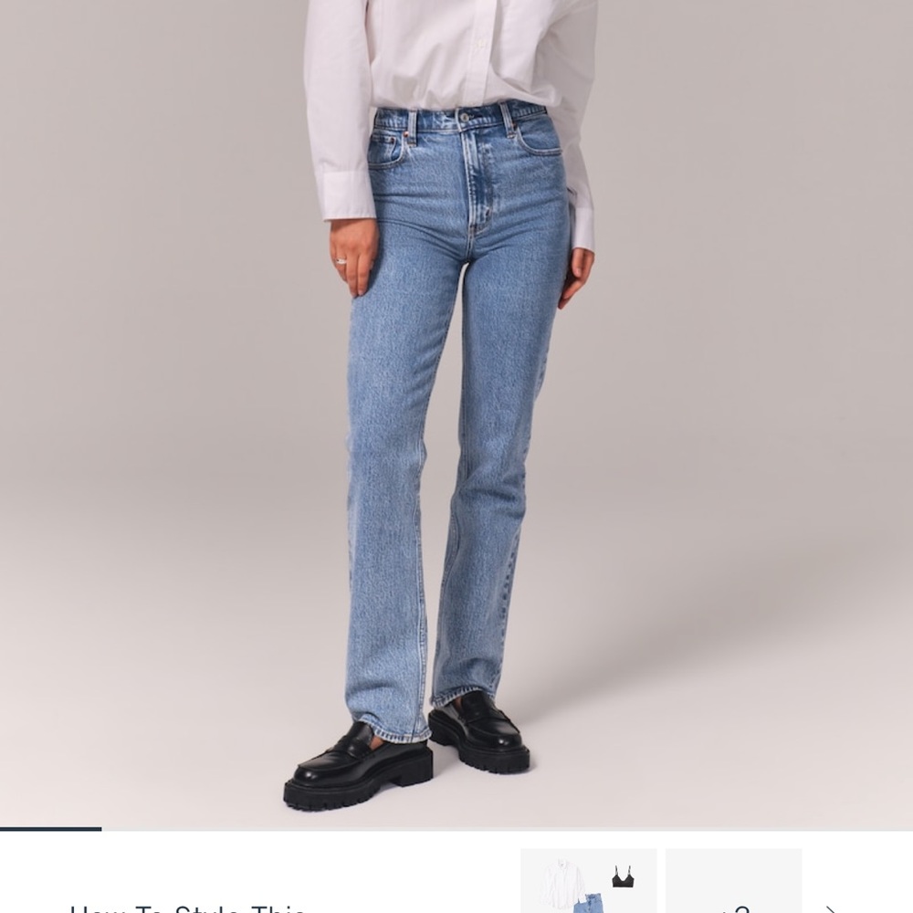 Abercrombie Straight Leg Jean